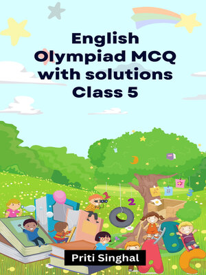 cover image of English Olympiad MCQ With Solutions Class 5
